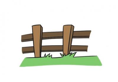 栅栏简笔画 栅栏的简单画法
