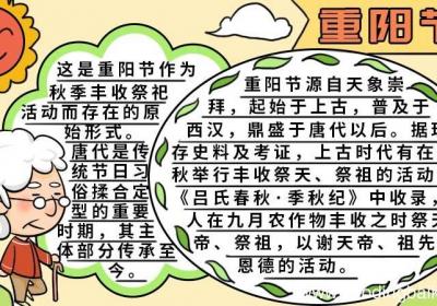 重阳节手抄报怎么画 重阳节手抄报的画法