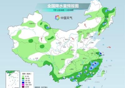 江南华南等地降雨持续 中东部高温耐力持久强度强