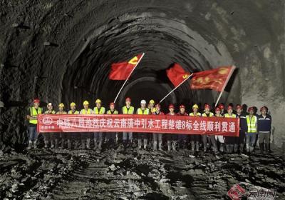 滇中引水工程楚雄段建设取得重大突破