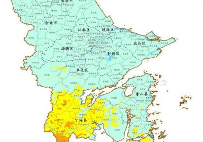 宁波发布地质灾害气象风险橙色预警