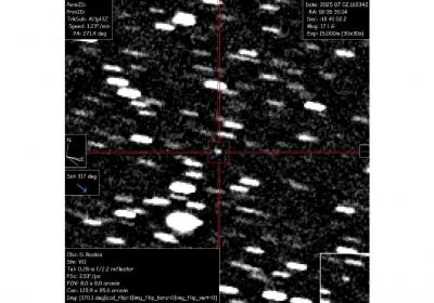 天文学家确认发现第三颗星际天体