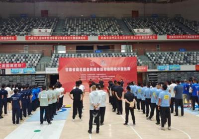 甘肃省第五届全民健身运动会陆地冰壶比赛在武威开赛