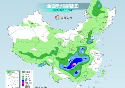 新一轮降雨发展西南等局地有大暴雨 江南炎热不减多地高温持续