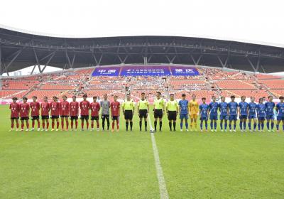 十五运会U18女足比赛在广东肇庆开赛