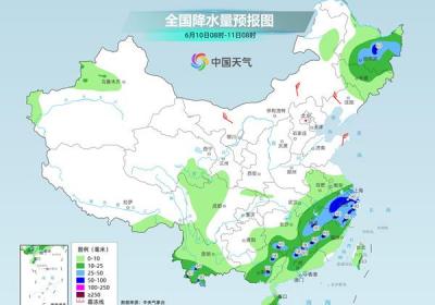 南方降雨逐步减弱周后期需防台风雨 西南华北等地高温将连成片