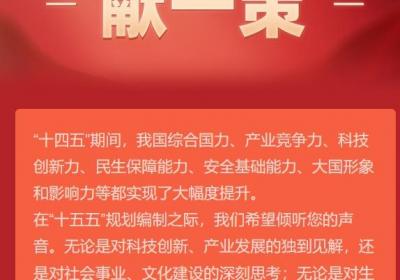 我为“十五五”规划献一策