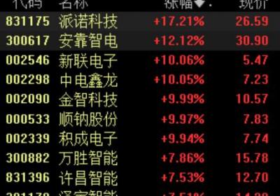 新型电力系统试点启动，电网设备股强势上扬