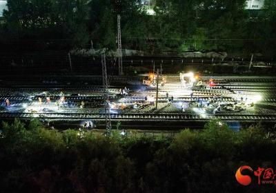 陇拍客|兰新铁路甘肃段第一阶段集中修施工圆满收官