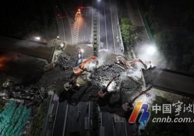 甬台温高速改扩建宁波北段项目屡传捷报 相关工程建设正酣