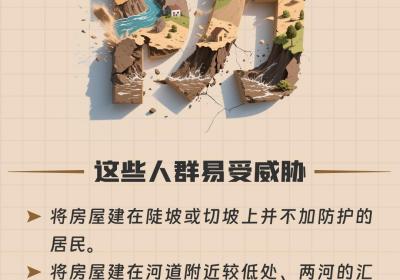 【应急科普】如何应对山洪、泥石流？