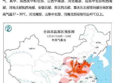 局地可达40℃以上！河北继续发布高温橙色预警，附最新天气预报→