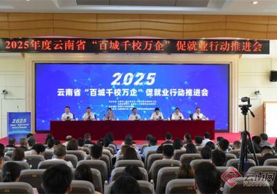2025年度云南省“百城千校万企”促就业行动启动