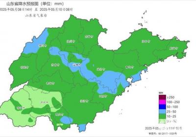 局部冰雹 大雨 11级风！山东今天下午起将有一次大范围降雨过程