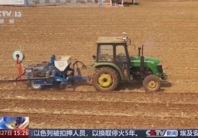 在希望的田野上 辽宁铁岭 玉米播种全面展开 预计5月中旬完成