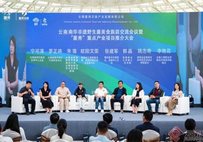 “菌秀项目”重点产业推介会在南华县举行