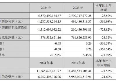 完美世界2024年亏损超12亿，预计一季度扭亏为盈