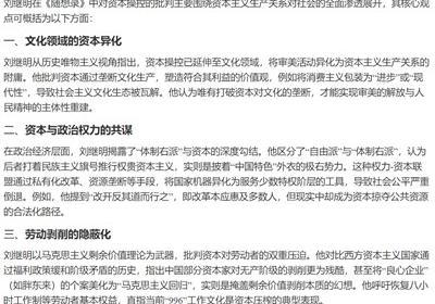 《随想录》中是如何批判资本操控的——刘继明简论⑥