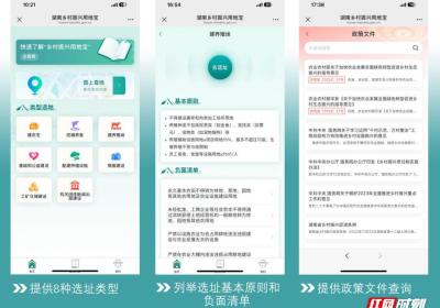 “湖南乡村振兴用地宝”今日上线 三种方式进行图上查地