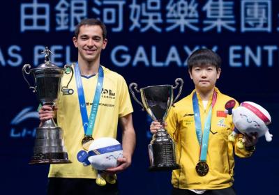 澳门乒乓球世界杯：孙颖莎成功卫冕 国乒男单丢冠