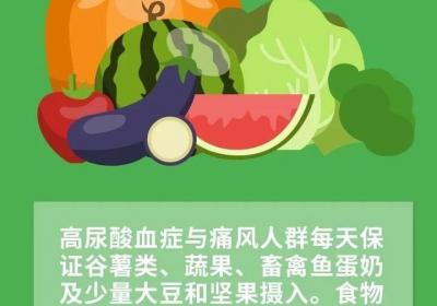 5条食养建议，高尿酸血症与痛风人群必看！