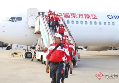 中国红十字国际救援队云南省红十字救援力量圆满完成缅甸地震救援任务凯旋