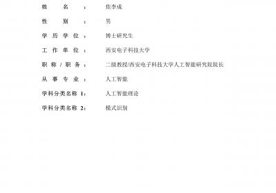 2024年度陕西省最高科学技术奖拟提名项目公示
