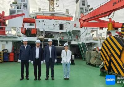“海大号”海洋地质调查船落地海南