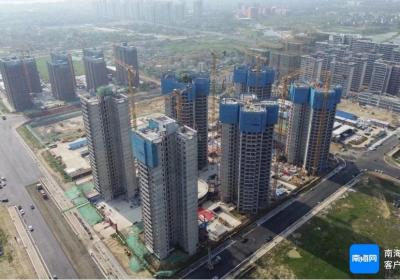 提供740套住房 海口江东新区春晖园A08地块项目全面封顶