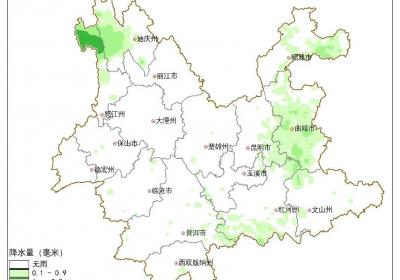 云南清明节期间将有一次降温降雨天气过程