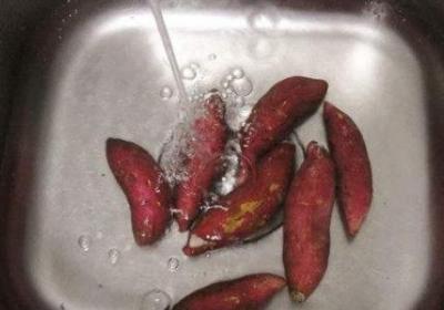 烤箱无油烤红薯片方法