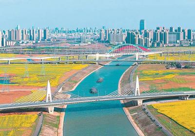 江淮运河百里画廊：春景如画，美不胜收
