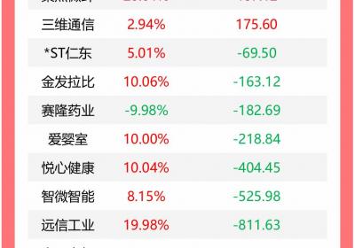 龙虎榜揭秘：机构今日买入12股，胜宏科技遭抛售8960万元