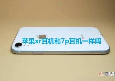 苹果xr耳机和7p耳机一样吗
