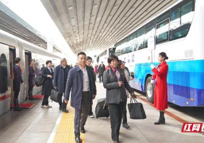 刚刚！在湘全国人大代表抵达北京