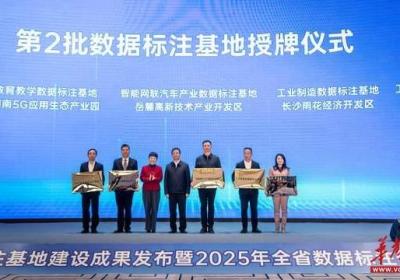 全市首家！长沙县荣获“工程机械数据标注基地”授牌