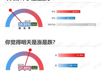 2月18日市场情绪：看涨率下降，投资晴雨表解读