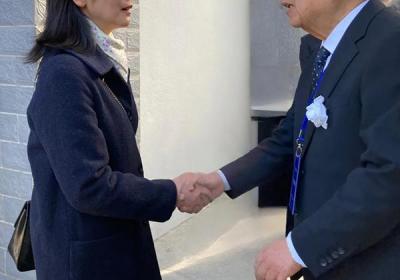 黄旭华院士追悼会现场，86岁老友李德仁院士赶来相送