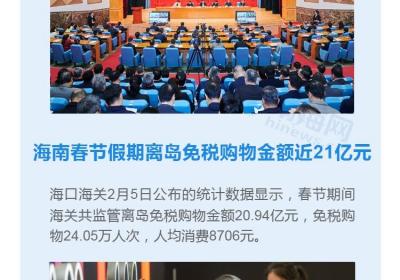 海南自贸港一周大事记 | 春节假期海南接待游客955.84万人次