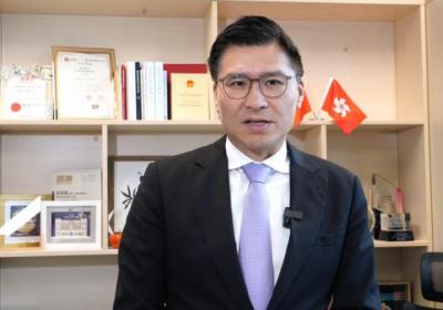 优化后的标题：南沙新区香港服务中心邱达根发表致辞，共话青年创科机遇