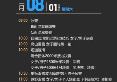 关注亚冬会｜2月8日看点·看首金花落谁家
