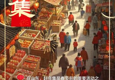 闪电海报丨跟着AI趣寻山东年俗，重拾年味儿记忆