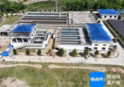 三亚崖城水质净化厂二期投入运行