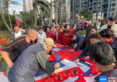 海口秀英区开展迎新春主题新时代文明实践活动