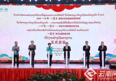 2025“一江情·一家亲”新春文化走进老挝系列活动在万象举行