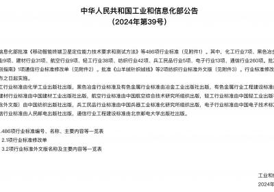 工信部批准发布《研运流程数字化平台成熟度模型》标准