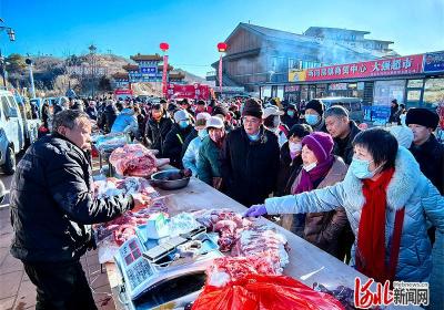 新春走基层｜滦平乡村大集开了“北京专场”