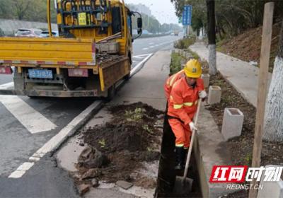 天元区城管：冬季管养正当时 市政养护不停歇