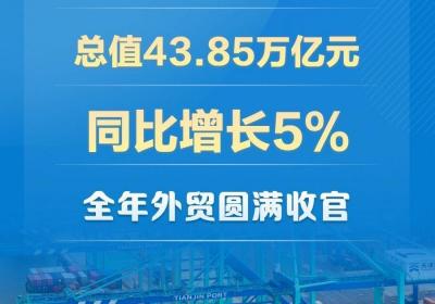 增长5%，2024年中国外贸圆满收官