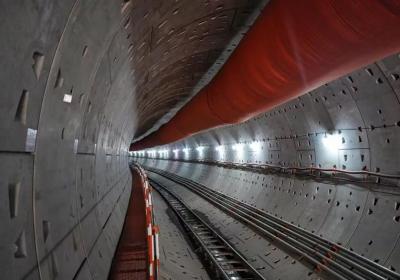 市域郊铁路成眉S5线全线首个盾构区间今日贯通
